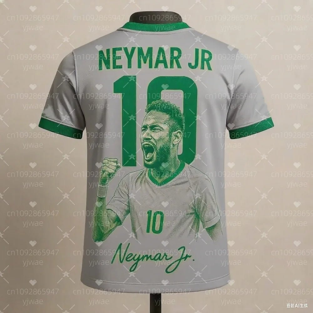 2025 summer Latest Neymar Fashion Superstar 3D Printed Men's Fan Commemorative T-shirt for Daily Comfort Sports Shirt - DeadLineStreet