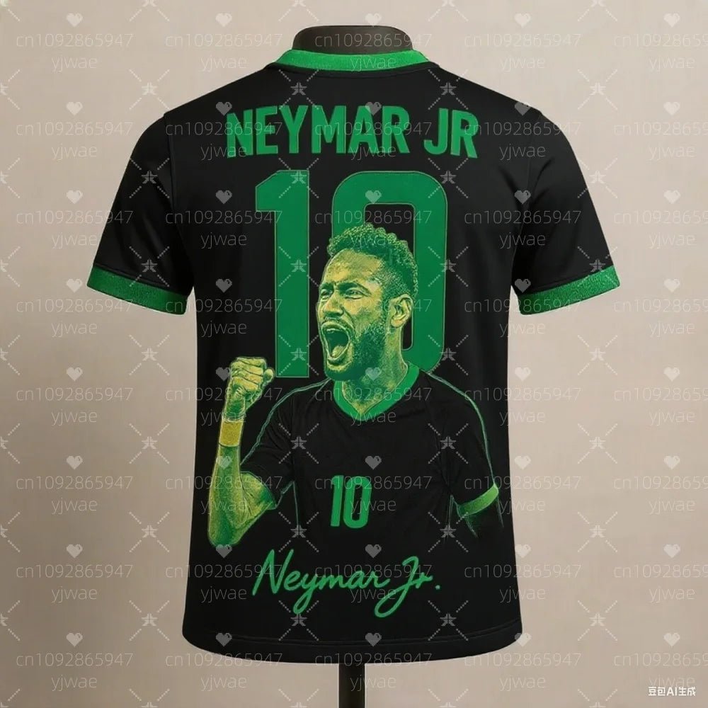 2025 summer Latest Neymar Fashion Superstar 3D Printed Men's Fan Commemorative T-shirt for Daily Comfort Sports Shirt - DeadLineStreet