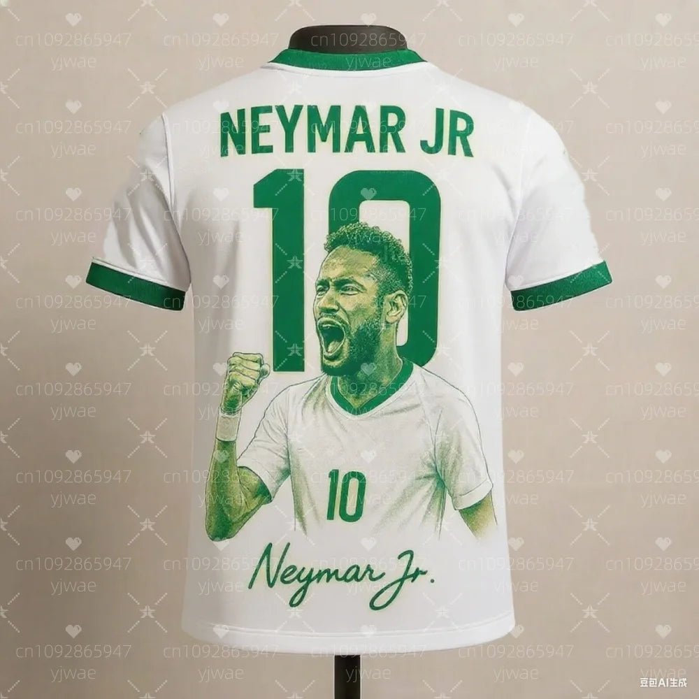 2025 summer Latest Neymar Fashion Superstar 3D Printed Men's Fan Commemorative T-shirt for Daily Comfort Sports Shirt - DeadLineStreet