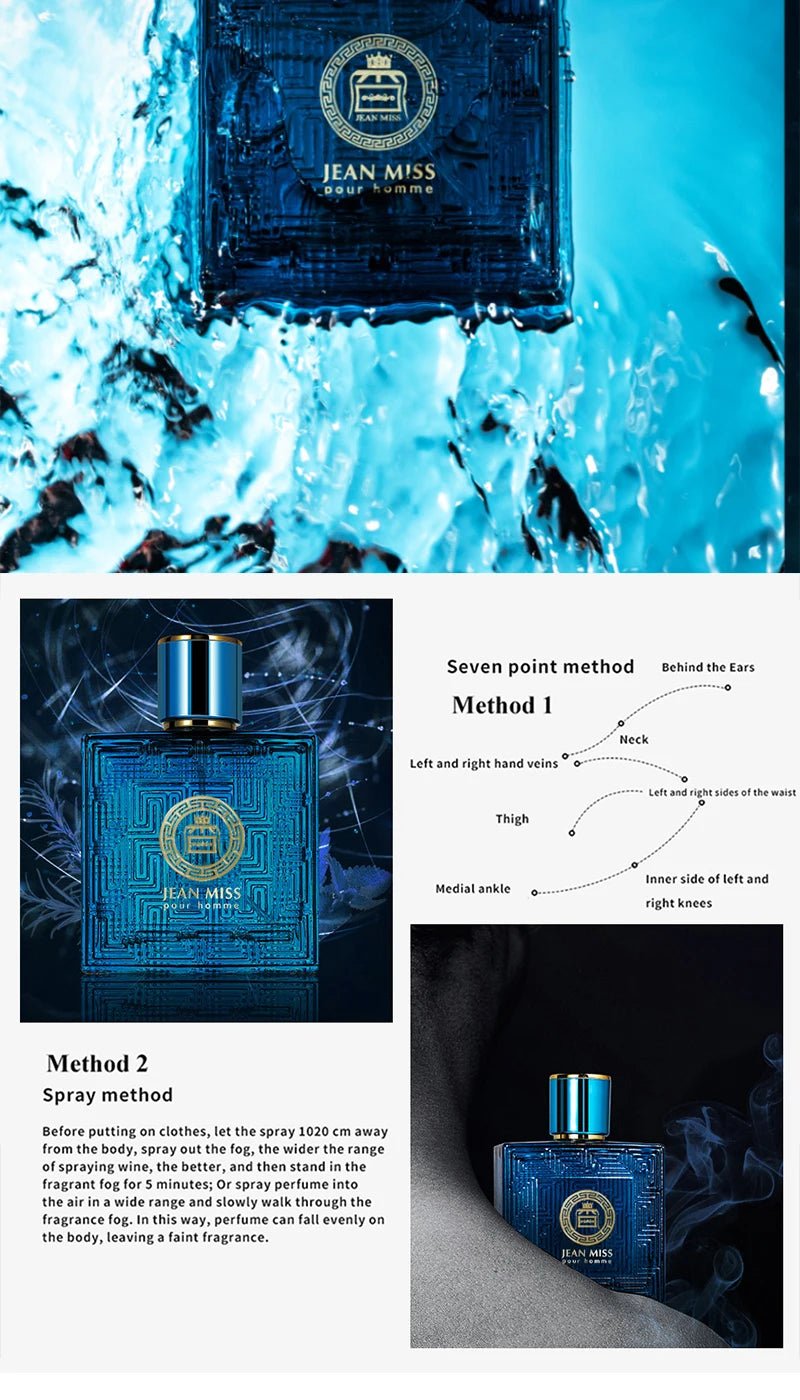 Ares Men's Perfume - 50ml, Fresh Light Fragrance, Woody Scent, Ideal for Daily Use ,Charming perfume, a must - have for a date - DeadLineStreet