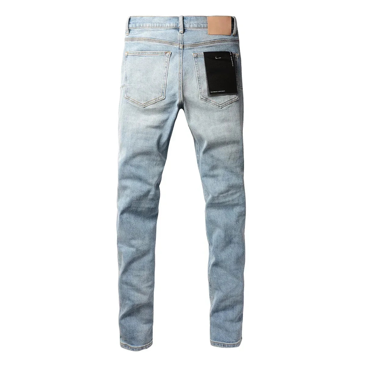 Light Blue Ripped American Jeans 9075 Brand Casual Pants - DeadLineStreet