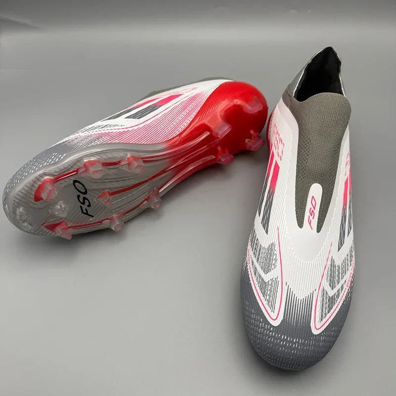 Mens Boys Professional Football Boots TF/FG Soccer Shoes High Ankle Kids Cleats Training Sport Sneakers Outdoor High - quality - DeadLineStreet