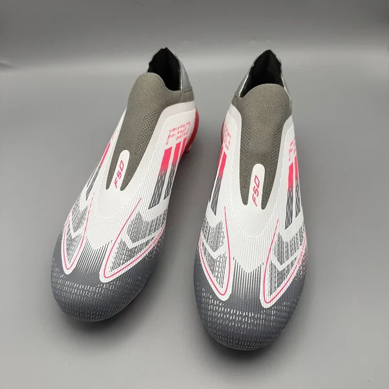 Mens Boys Professional Football Boots TF/FG Soccer Shoes High Ankle Kids Cleats Training Sport Sneakers Outdoor High - quality - DeadLineStreet