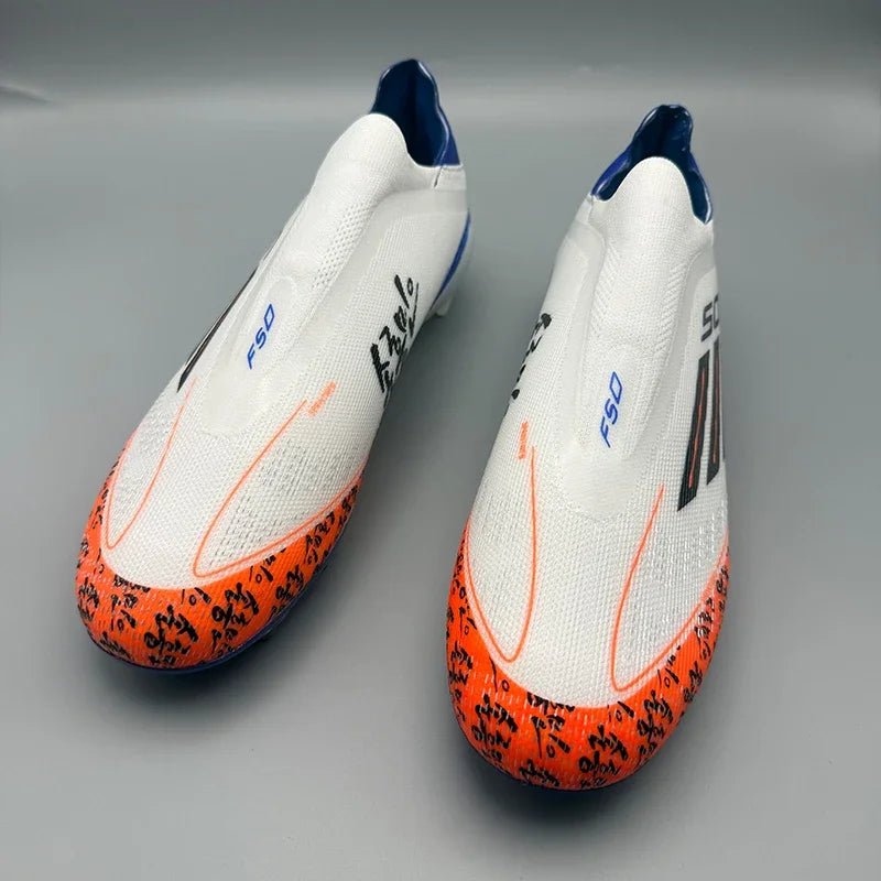 Mens Boys Professional Football Boots TF/FG Soccer Shoes High Ankle Kids Cleats Training Sport Sneakers Outdoor High - quality - DeadLineStreet