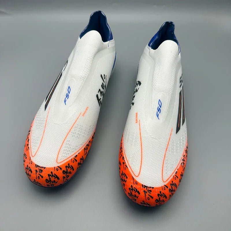 Mens Boys Professional Football Boots TF/FG Soccer Shoes High Ankle Kids Cleats Training Sport Sneakers Outdoor High - quality - DeadLineStreet