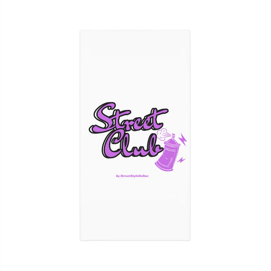 Street Club Neck Gaiter — Purple Graffiti Spray Mask - DeadLineStreet